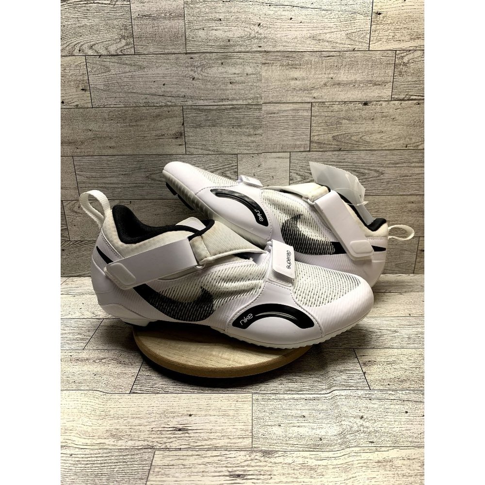Nike Superrep Cycle White And Black Lightweight Cycling Shoes Size 9